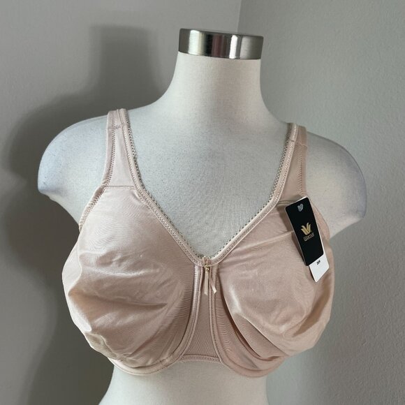 NEW Wacoal Womens 36H Full Coverage Bra Beige Underwire - Picture 1 of 8